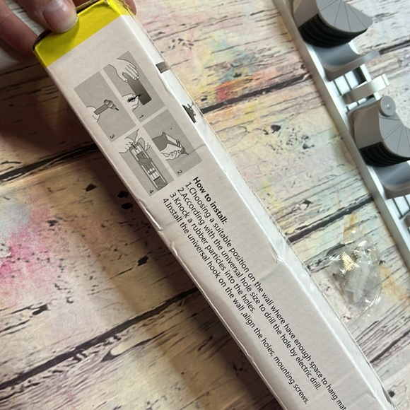 Multifunctional Mop Rack Aluminum - Picture 3 of 6